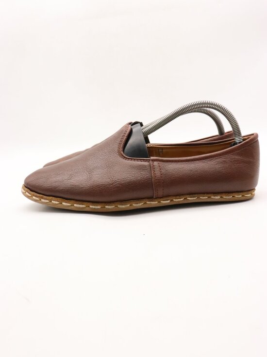 Sabah Shoes Men\'s Size EU 41 Brown Leather Loafer Slip On Handmade Turkey main image 7